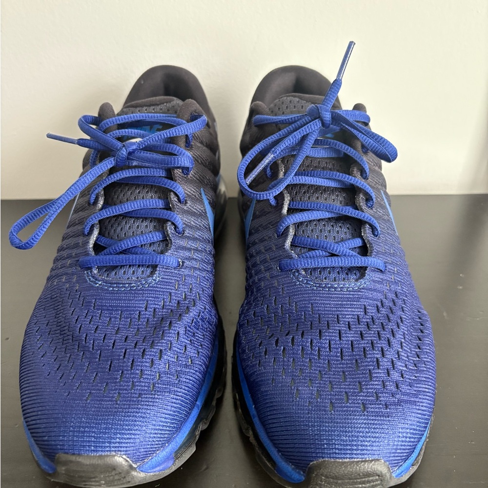 New Nike Air Max 2017 Hyper Cobalt Deep Royal Blue Navy 849559-401 sz 8 Men's - Picture 2 of 8